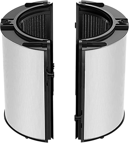 2-in-1 HEPA + Carbon Ersatzfilter kompatibel mit Dyson Luftreiniger HP04 TP04 DP04 PH04 HP09 TP09 HP07 TP07 PH03 PH01, H13 Grade True HEPA Filter Luftreiniger