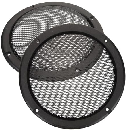 HEALSOPTHY 2 pezzi Copertura Altoparlanti Protezione Sostitutiva per Casse Acustiche Auto e Subwoofer per Speaker Auto e Audio Domestico