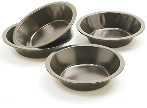 Norpro 3911 Nonstick Mini Pie Pans, Set of 4, Silver
