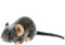 Uni-Toys Kuscheltier Maus liegend 17 cm (30 cm mit Schwanz) grau Plüschtier Plüschmaus