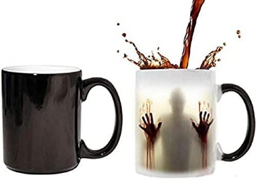 Mug Thermoréactif Magique | Tasse à Café en Céramique Change de Couleur à Chaud | Effet Surprise avec Boisson Chaude | Idée Cadeau Originale 330ml