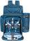 Hap Tim Picnic Basket Backpack for 2 Person with 2 Insulated Cooler Compartment, Wine Holder, Fleece Blanket, Cutlery Set,Perfect for Beach, Hiking, Camping, BBQs, Family or Wedding Gifts(36083-BL2)