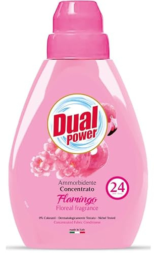 Dual Power Flamingo Floreal Fragrance Weichspüler Konzentrat, 600 ml