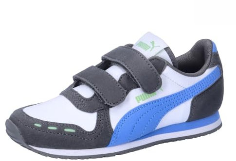 PUMA Cabana Racer SL 20 V PS Sneaker, Cool Dark Gray-Blue Skies White-Pure Green, 31 EU