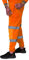 100% Polyester Hi Viz Mens Work Trousers Jogging Bottoms Safety Sweat Pants Multi Pockets Super Soft Hi Vis Cargo Security Work Wear Trousers (M, Orange)