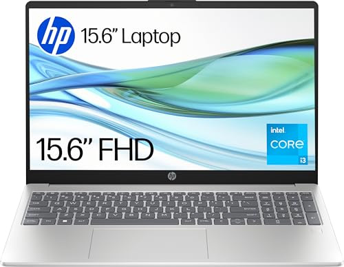 HP 15.6” Laptop | Intel® Core™ i3-N305 Processor | 8 GB RAM | 512 GB SSD | Intel® UHD Graphics | FHD Display | Up to 10.75 hrs battery | Dual Speakers | Windows 11 | Silver | 15-fd0073sa