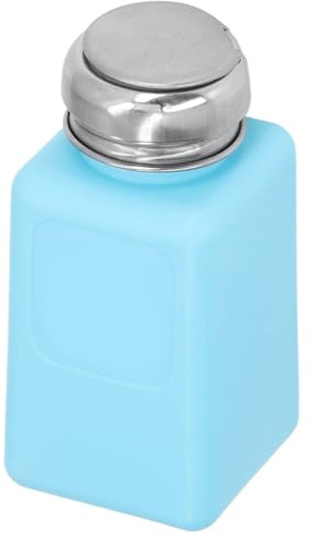 200 ml ESD Safespenserflaska, rostfritt stål lock-lock lösningsmedelsdispenserflaska med flaska och kvotliquid flaskdispenser, HDPE-flaska för kemiska lösningsmedel (blå)