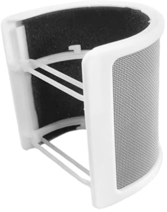 BESPORTBLE Parabrisas Pantalla Reventada Forma Filtro Antipop Para Micrófono De Mano Protector Antiviento Para Micrófono Estudio