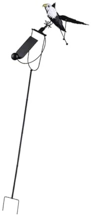 Aymzbd Escultura de Viento para Jardín Al Aire Libre, Balancín, Espantapájaros para Césped de Tierras Agrícolas Al Aire Libre