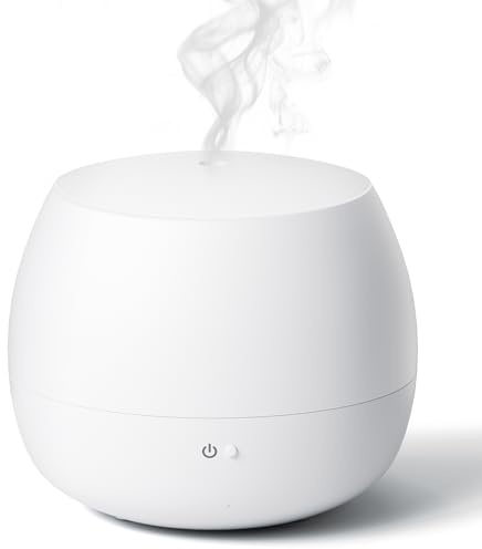 Diffusore di Oli Essenziali,Diffusore Atomizzatore di Oil Essenze 100 ml，Aromaterapia Senza BPA per Profumazione Ambiente, Blanco
