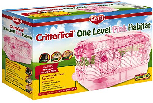 Kaytee CritterTrail One Level Habitat Pink Edition