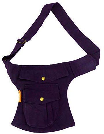 Simandra Gürteltasche für Damen und Herren - Bauchtasche mit vielen Fächern