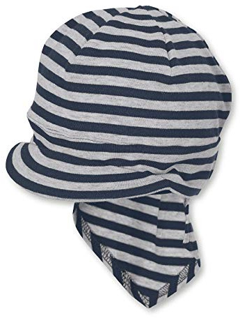 Sterntaler Bandana Pirata con Protezione Nuca Cappellino, Unisex - Bimbi 0-24, Blu (Marine 300), 49 (Taglia Unica: 49)