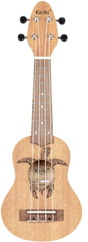 Ortega Guitars Sopranino Ukulele Linkshänder – Akustisch – Keiki K1 Series – Okoume, Natur (K1-MM-L)
