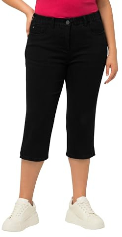Ulla Popken dam Byxor Caprijeans Basic