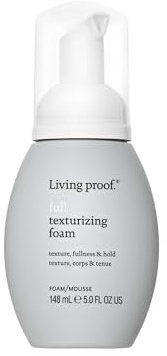 Living Proof Full Texturizing Foam | Voluminisierender Trockenschaum, sorgt für Textur und Struktur beim Styling | Idealer Hitzeschutz | Cruelty Free, ohne Silikone, Parabene, Sulfate | 148ml