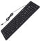 Teclado 108 Teclas Español USB con Cable Portátil Plegable Silencioso Impermeable a Prueba de Polvo Teclado de Silicona