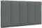 vidaXL Kopfteil-Kissen Dunkelgrau 80 cm Stoff, Kopfteilkissen, Kopfkissen, Lesekissen, Kopfteilpolster, Rückenkissen, Kissen-Kopfteil
