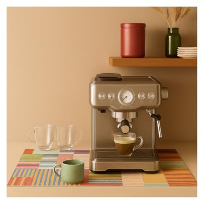 Urban Nest Tappetino Assorbente Antiscivolo per Macchina da Caffè, Asciugatura Rapida 40x60cm, Facile da Pulire, Ideale per Cucina e Piano di Lavoro
