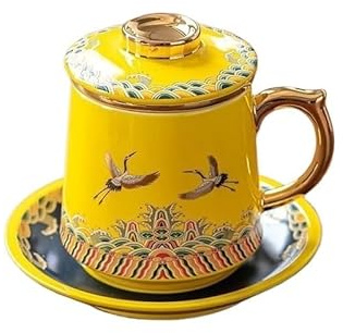 Taza de té chino de viaje, taza de café retro personal, taza de té para el hogar, hostelería, taza de cerámica hecha a mano, juego de té Kung Fu, taza infusora de té