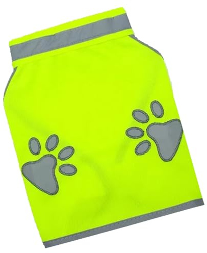 Gkumgwo Gilet Réfléchissant pour Chien - Veste Réfléchissante pour Chien Sécurité Nuit,Vêtement Fluorescent Haute Visibilité Protégeant Votre pour Tailles Petites Moyennes Grandes | Training