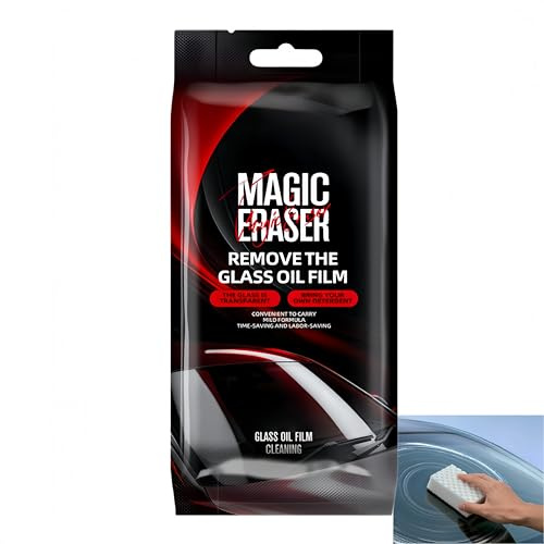 Éponge de Nettoyage Magique pour vitres de Voiture – Éponge nettoyante pour Film Gras, revêtement hydrophobe antibuée, Compatible avec Tous Les véhicules. (1Pièce)