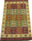 GURU SHOP Orientalischer Grob Gewebter Kelim Teppich 250x150 cm - Muster 2, Elfenbein, Leinen, Teppiche, Bodenmatten