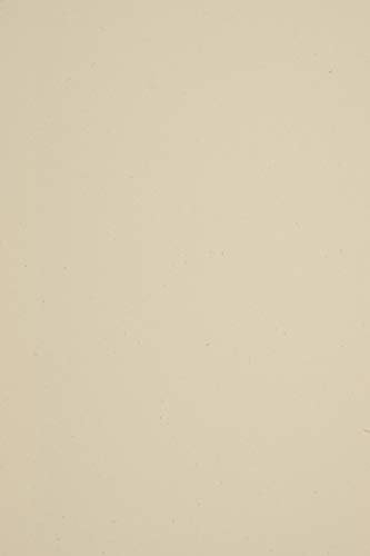 Netuno 100x cartoncino riciclato ecru A4 210x 297 mm 285g Woodstock Betulla cartoncino grosso naturale ecologico a4 vintage retrò per etichette partecipazioni inviti biglietti da visita Natale Pasqua
