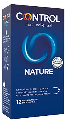 CONTROL Nature 12 Profilattici 20 Gr, Trasparente