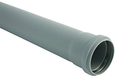 STEMAX-Wassertechnik Marley HTEM Rohr mit Steckmuffe 1000mm DN32,40,50,75,110, Größe: DN110