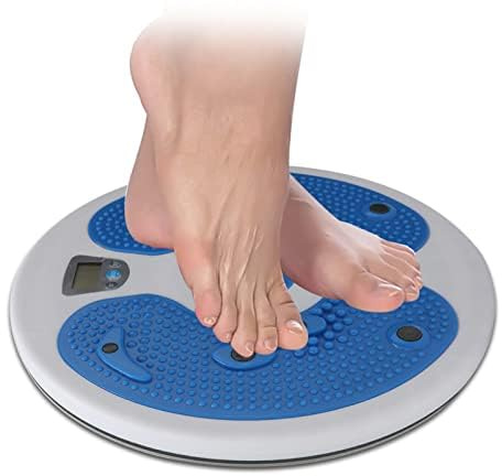 Disco giratorio de cintura, disco giratorio para entrenamiento aeróbico, cintura de equilibrio, disco giratorio con suela de pie, masaje para caderas y cintura