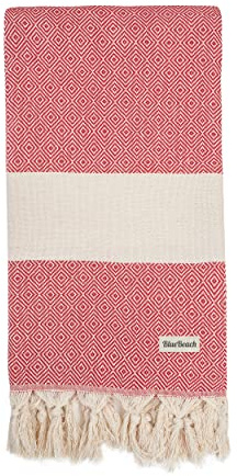 Turkish Beach Towels - Toallas de playa para adultos, extragrandes, 100 x 180 cm, toalla turca de Hammam Peshtemal, superabsorbentes, de secado rápido, ligeras, compactas para viajes, natación, baño