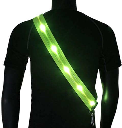 Luces De Carreras Genéricas Para Corredores | Equipo De Cinturón Lámpara LED Reflectante - Luces De Carreras Al Aire Libre | Para Mujeres Caminar Ciclismo Barco Kayak Camping Senderismo