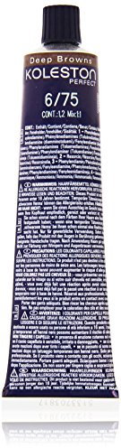 Wella Professionals Koleston Perfect Permanente CremeHaarfarbe, 6/ 75 dunkel Blond braun mahagoni, 1er Pack (1 x 60 ml)
