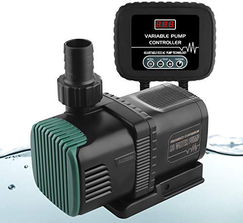 NO.17 Frequenzumwandlungs Wasserpumpe, 35W leise 12-Fach einstellbare Aquarium-Wasserpumpe mit Steuerung, Aquarium-Sauerstoffpumpe für Fischtanks, Aquarien, Teiche, Springbrunnen, Sumpf, Hydroponik