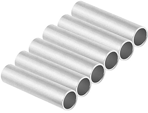 10 St 50 Mm Runda Aluminiumrör, 10 Mm ID X 12 Mm OD för Robotfält, Skydd Av Interna Komponenter
