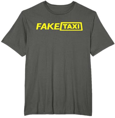 Fake Taxi Lazy DIY Halloween Kostüm Lustig Einfach Humor T-Shirt
