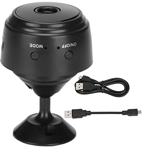 cigemay Mini Caméras Espion Cachées, Caméra de Surveillance WiFi Full HD 1080P avec Paramètres D'alarme, Objectif Grand Angle de 150 Degrés, pour Le Contrôle de la Sécurité à Domicile