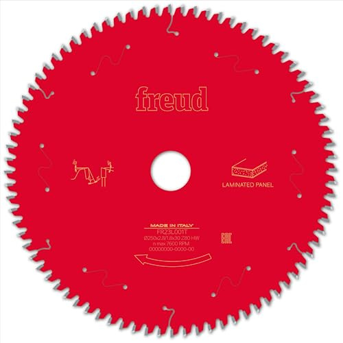 Lame pour scie circulaire portative FREUD - Ø250 2,8/1,8 AL30 Z80 BA -2° - F03FS09804 -FR23L001T