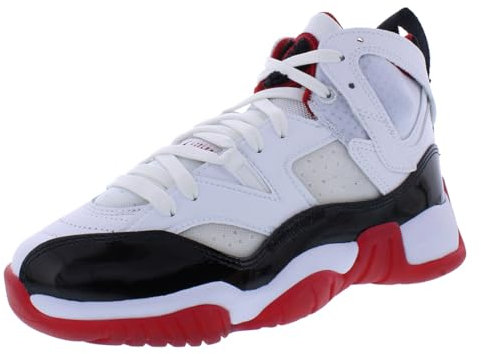 JORDAN, Scarpe da Basket Unisex-Adulto, Bianco,Rosso, 38.5 EU