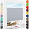 Schuette® Plissee ohne Bohren zum Kleben ● Thermo Kollektion: Iron Fog (Hellgrau) ● 90x120cm (Breite x Höhe) ● Suprafix Faltrollo Klebehalterung ● Bequeme Rollo Montage inkl. Video