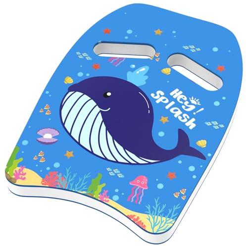HeySplash Swimming Kickboard, Swimming Floats for Kids and Adults, Children Pool Float Swim Training Equipment Aids, Swimming Exercise for Beginning Swimmers Kick Board, Easy Learn to Swim, Whale