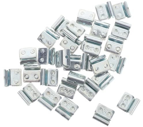 Gatuida Masse D'équilibrage de Roue à Clipser en Alliage D'aluminium Argenté, 100pcs, pour Pneus de Voiture, Installation Facile Vibrations pour Véhicules Polyvalents
