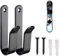 CANGCANG 2 Stück Skateboard Wandhalterung, Snowboard Wandhalterung mit Schrauben und Gummischutz, Schwarz, Stabile Wandhalterung für Skateboards, Longboards, Snowboards und Surfbretter