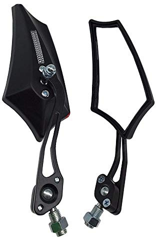Mintice Svart universell motorcykel sidospegel spegel skoter 8/10 mm cykel