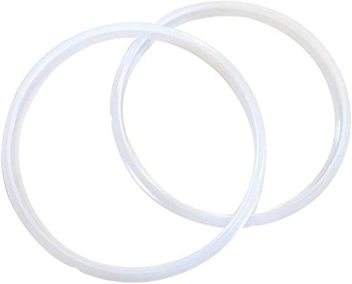 Twin Pack: 2 GJS Gourmet Silicone Sealing Rings Compatible with 10 Quart Instant Pot including Model Duo NOVA 100 (2 Rings, 10 Quart). These rings are not created or sold by Instant Pot.