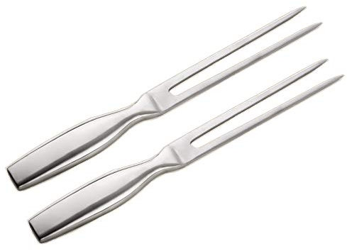 Kilajojo Stainless Steel Meat Fork Carving Fork 10.6 Inch 2 pcs per set