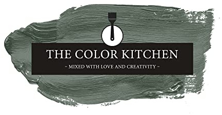 Livingwalls THE COLOR KITCHEN kräftige Wandfarbe - Malerfarbe für farbenfrohe Räume - matte Innenfarbe in Grün - 2,5l Deckfarbe in TCK4005