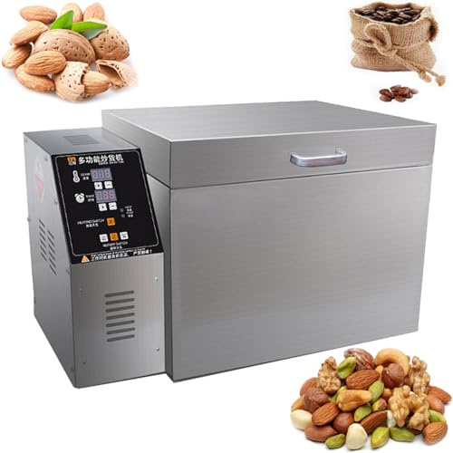 Electric Coffee Bean Roaster Machine, Adjustable Timing and Temperature for Perfect Roasting, Ideal for Home and Commercial Use