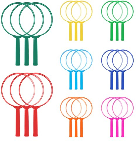 24 Pezzi Lente D'ingrandimento per Bambini, SHAIDOJIO Mini Lente D'ingrandimento per Bambini in Plastica Acrilica, Lenti per Bambini Manuale per Lettura Scientifica in Classe